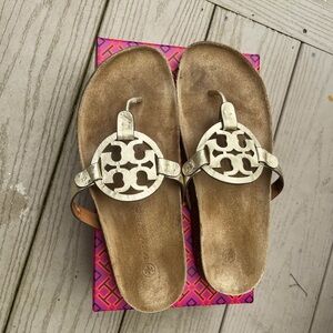 Tory Burch | Miller Cloud Spark Gold Size 8
